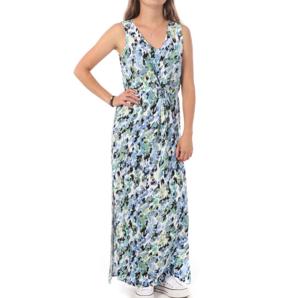 Robe Longue Blanche/Bleu Femme Vero Moda 10286770 1