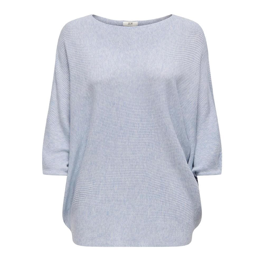 Pull Bleu Clair manches 3/4 Femme JDY New Behave 1