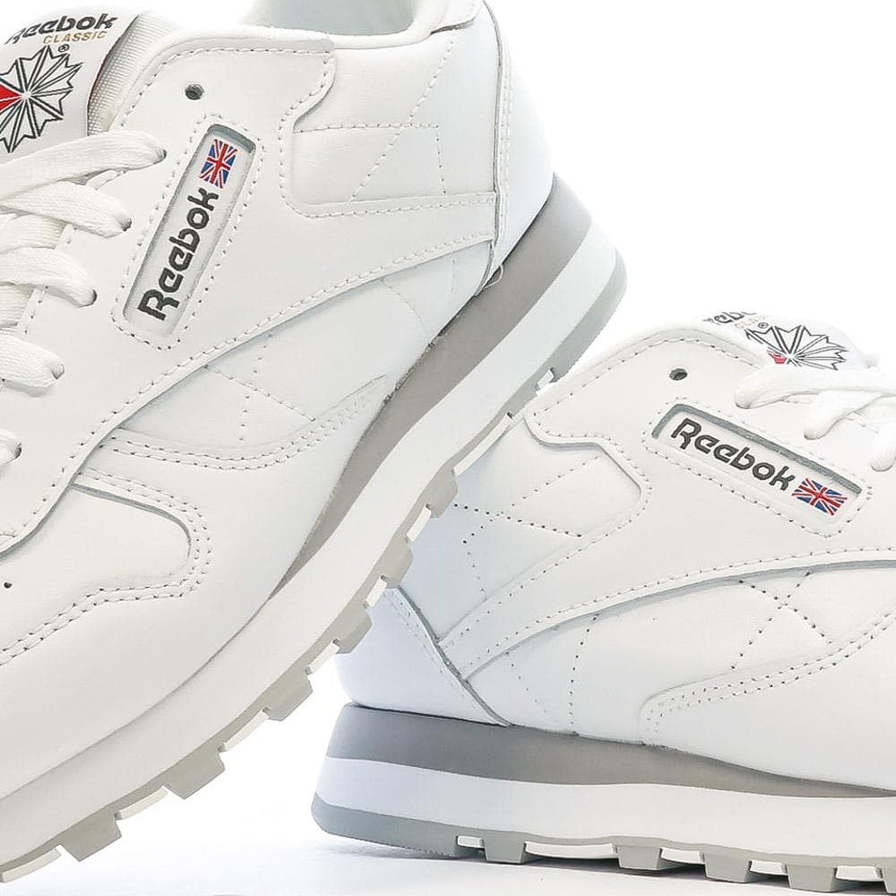 Baskets Blanches Fille Reebok Cl Lthr 7