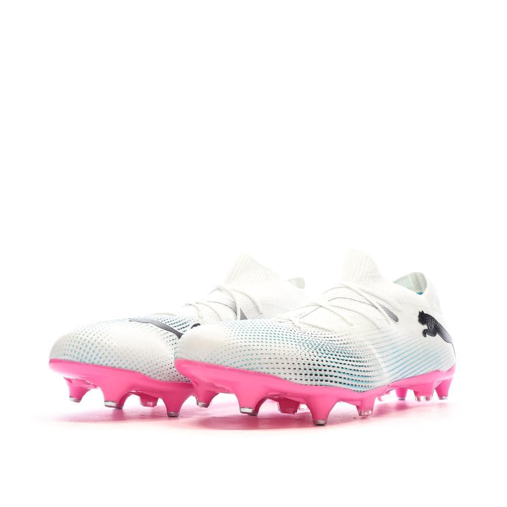 Chaussures Football Blanc/Bleu Homme Puma Future 7 Match 6