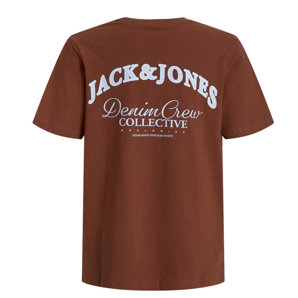 T-Shirt Marron Garçon Jack & Jones Whtiley 2