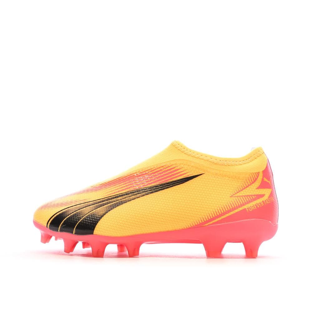 Chaussures de football Orange/Rose Garçon/Fille Puma Ultra Match 1
