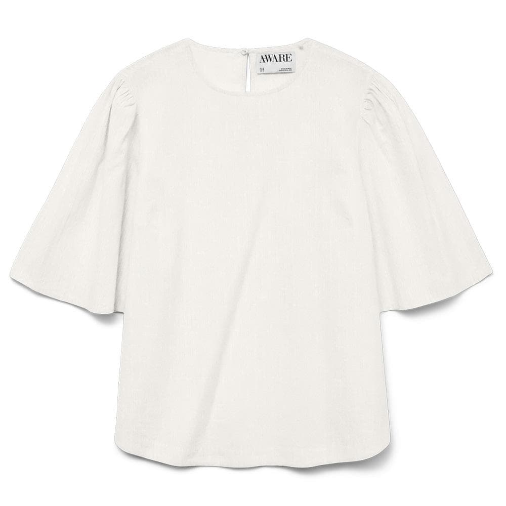 Blouse Blanche Femme Vero Moda Presley 2/4 1