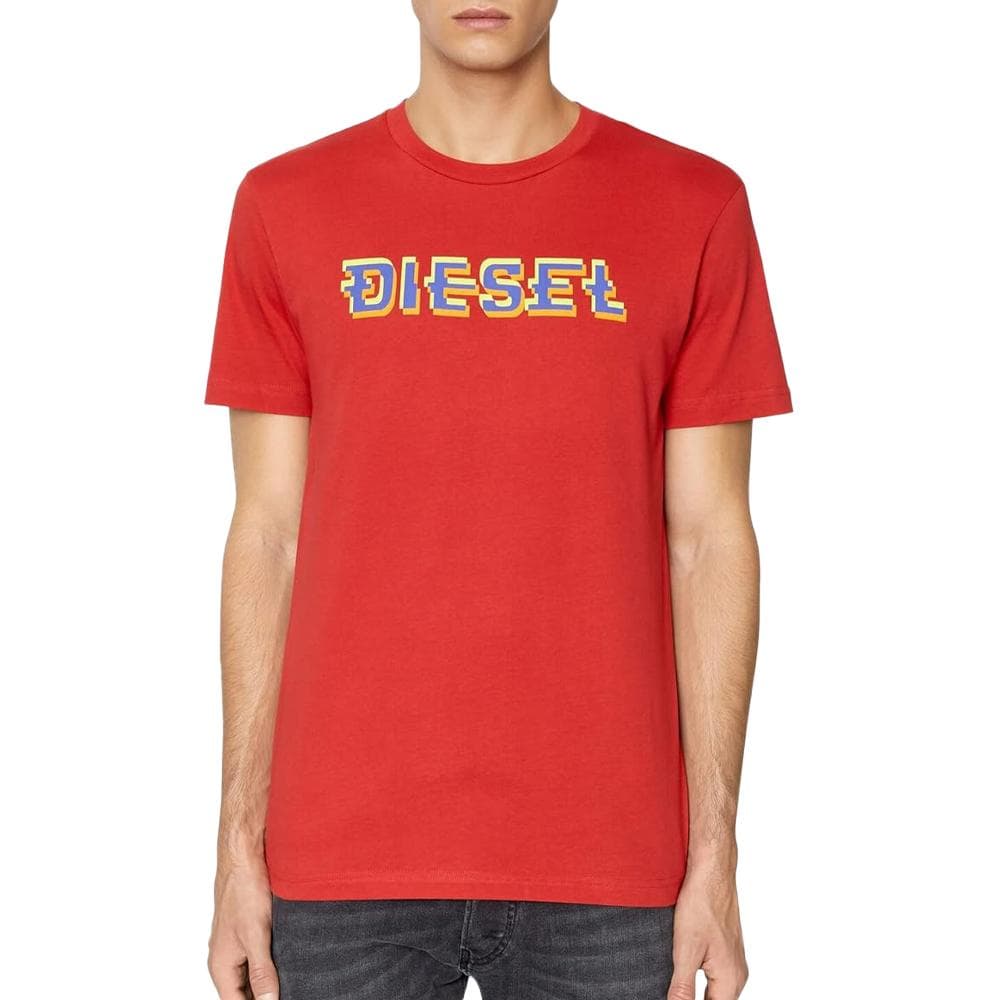 T-shirt Rouge Homme Diesel Diegor42A 1