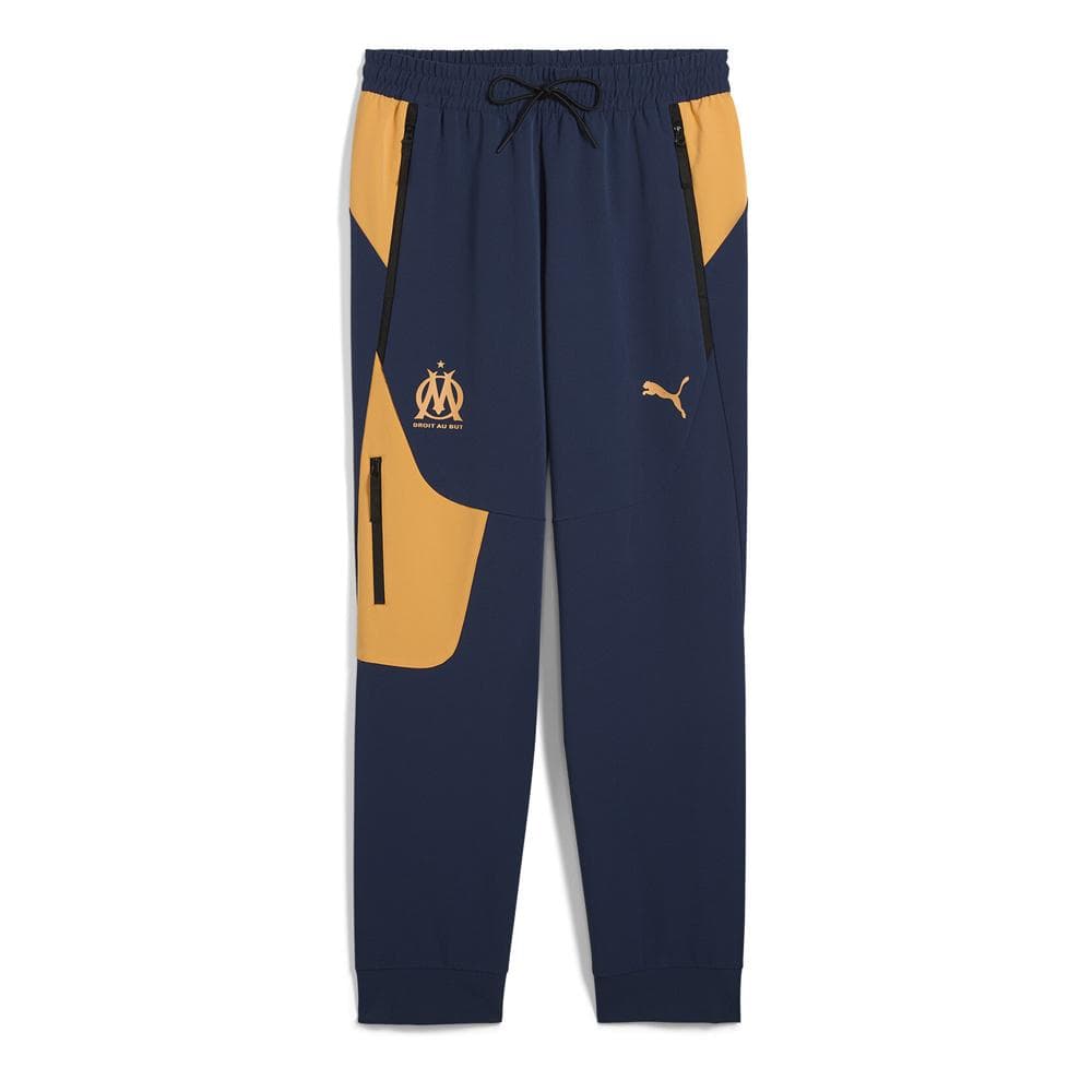 OM Pantalon de Survêtement Marine/Orange Homme Puma 2024/2025 1