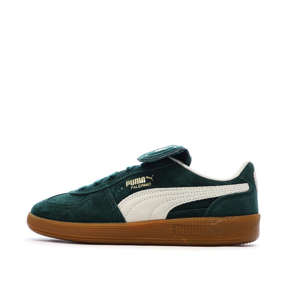 Baskets Vert Femme Puma Palermo Premium 1
