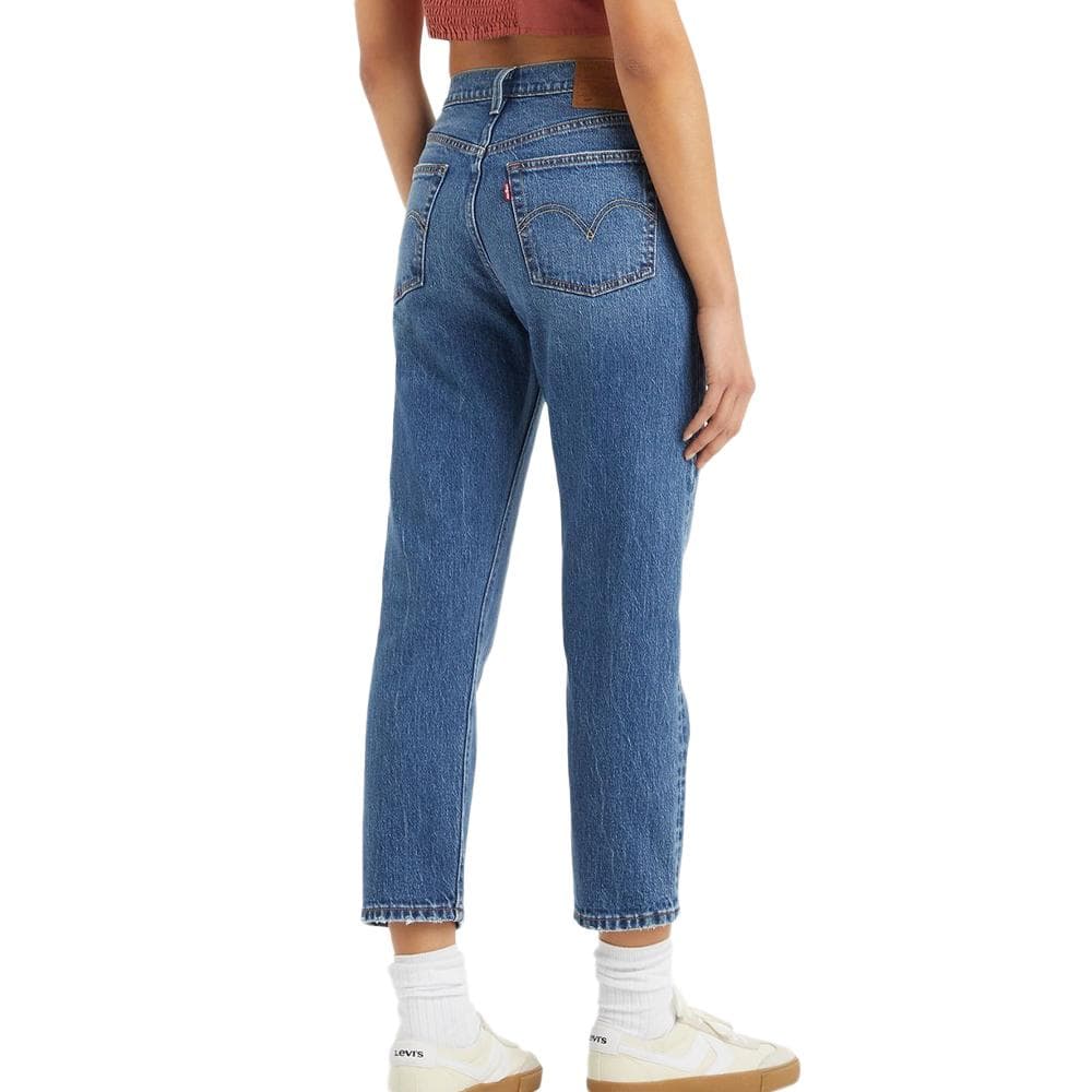 Jean 501 Bleu Clair foncé Femme Levi's Original Cropped 2