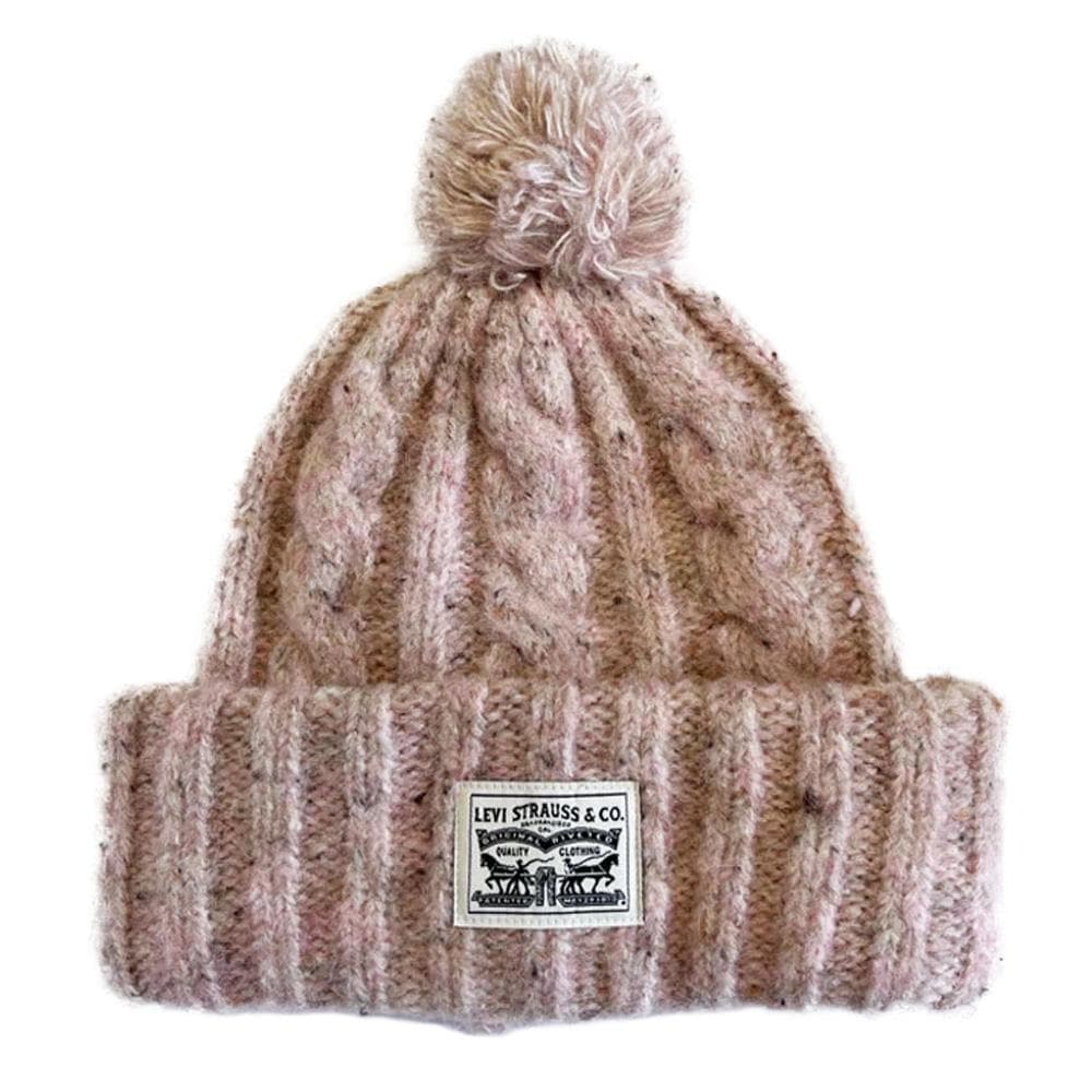 Bonnets Rose Femme Levi's Pom Beanie 1