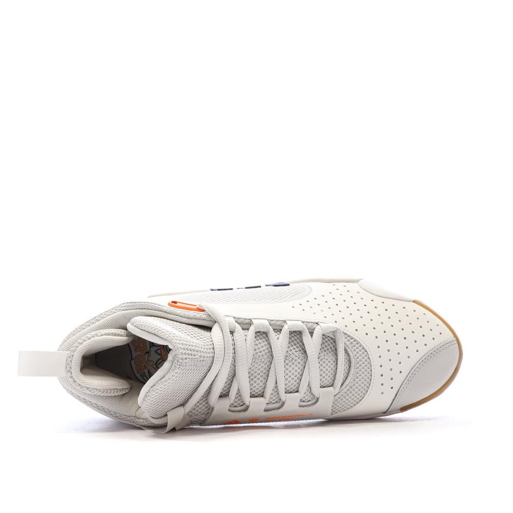 Chaussures de Basketball Blanches/Violettes Homme Adidas IE7799 4