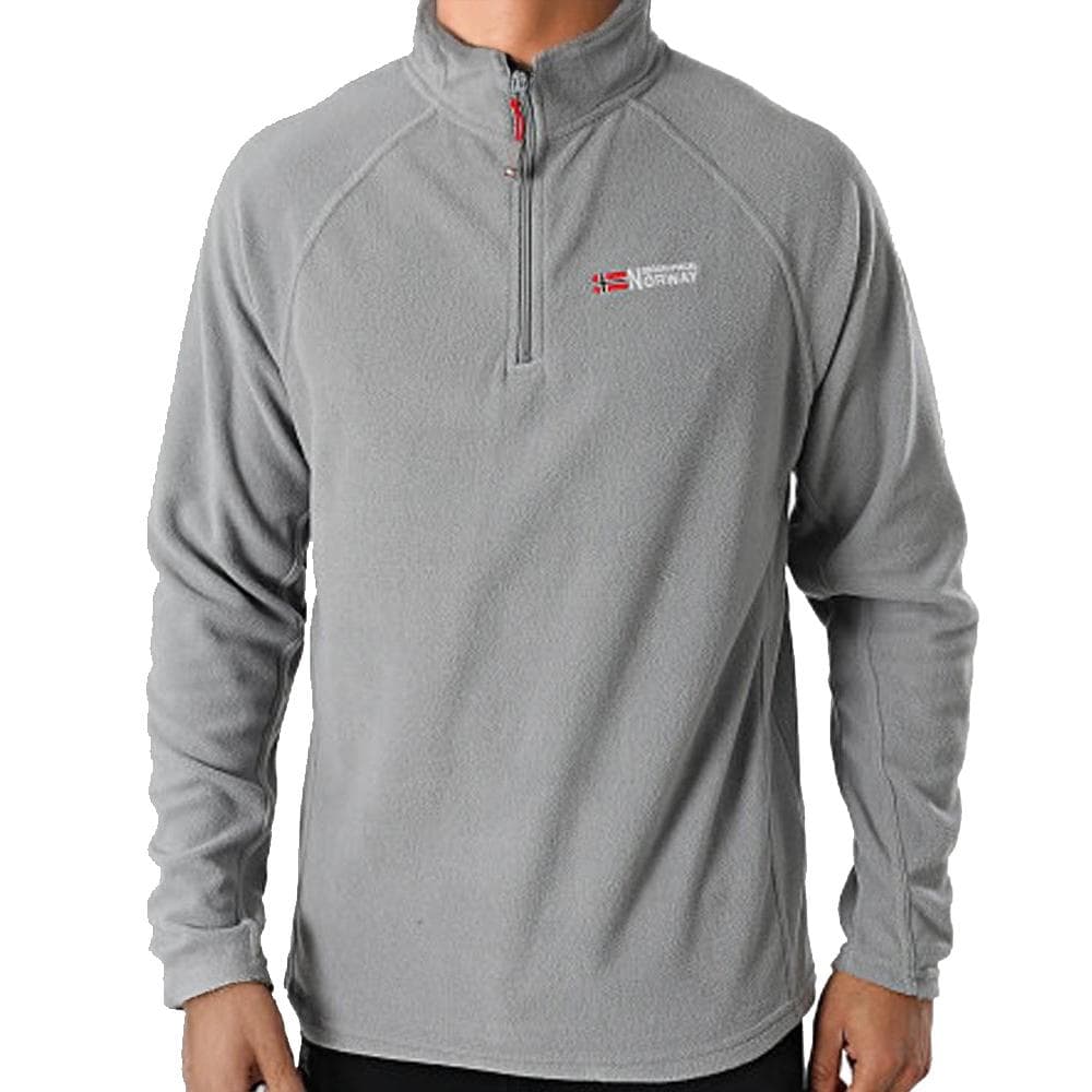 Veste Polaire 1/4 de Zip Gris Homme Geographical Norway Men 233 TUG 1