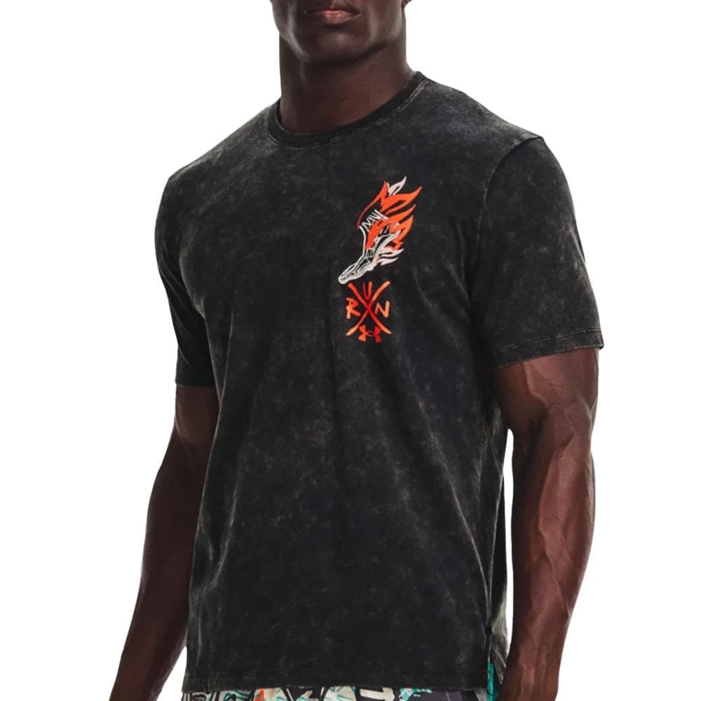 T-Shirt Noir Homme Under Armour Destroy 1