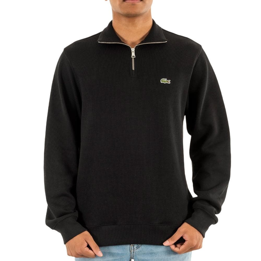 Sweat Noir Homme Lacoste SH1927 1