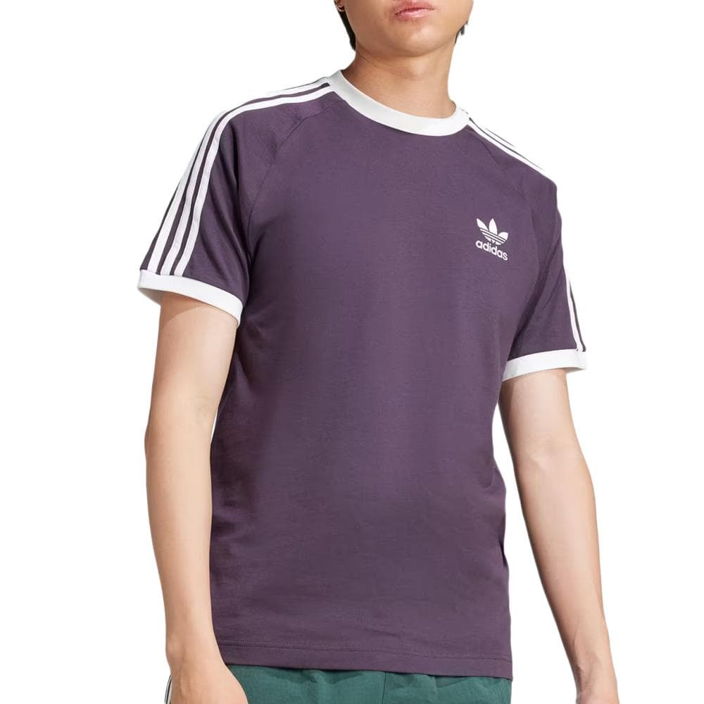 T-Shirt Violet Foncé Homme Adidas Stripes 1