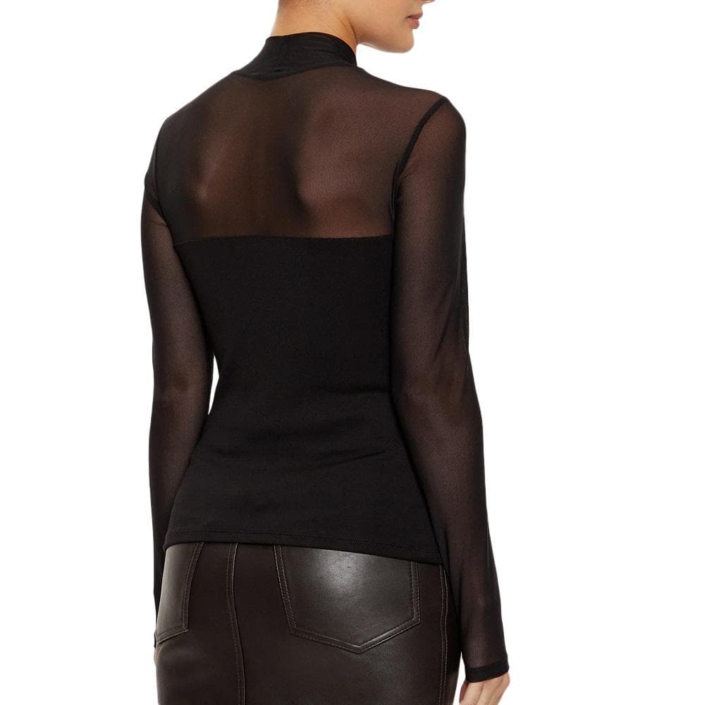 T-Shirt Manches Longues Noir Femme Morgan TIMARA 2