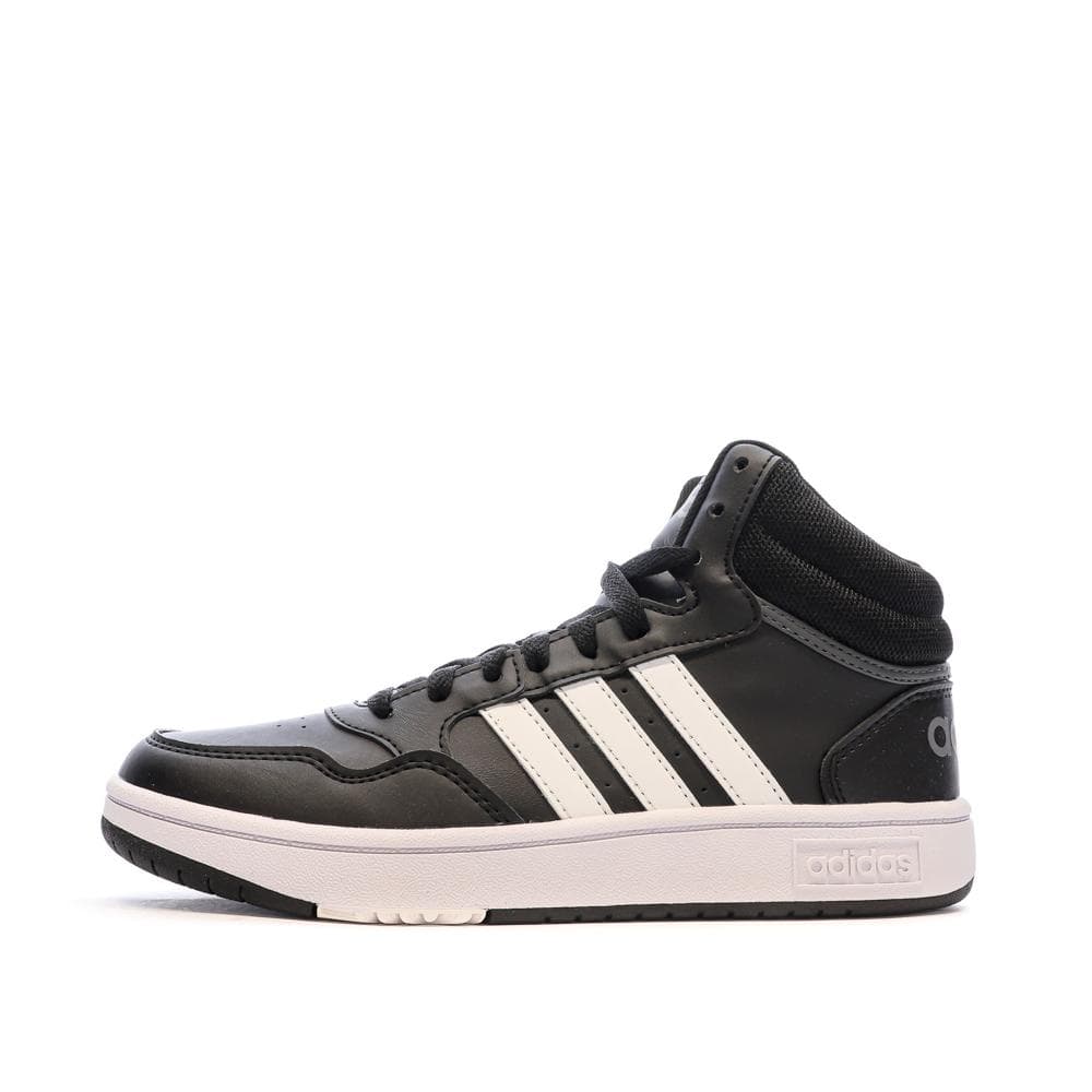 Baskets Noir Garçon Adidas Hoops 3.0 Mid 1