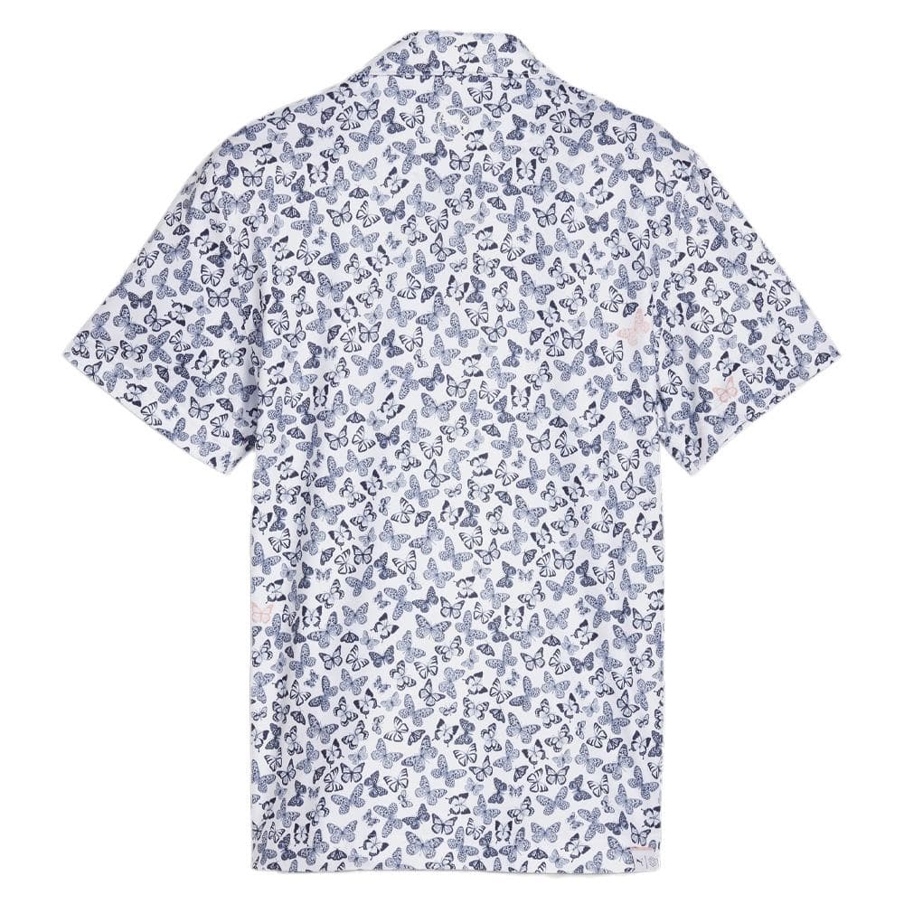 Polo Blanc/Marine Garçon Puma Butterflies 2