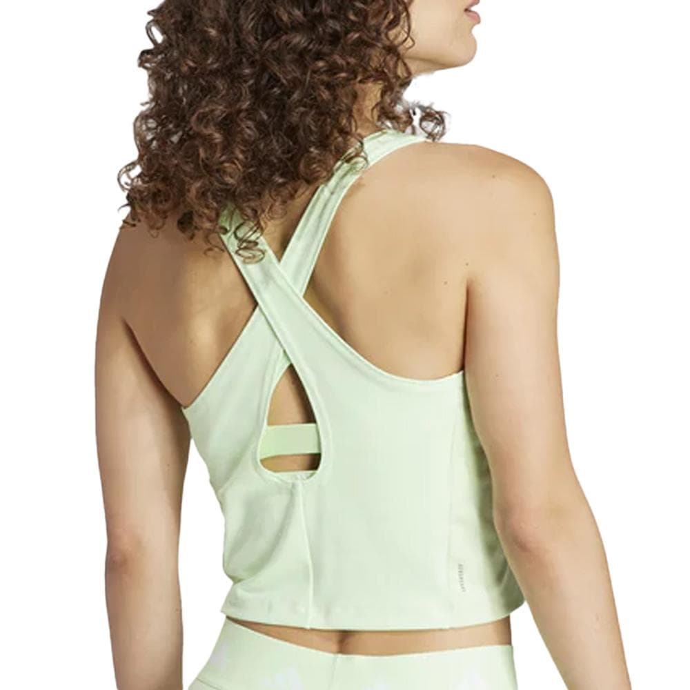 Haut Vert Femme Adidas Print Cro 2