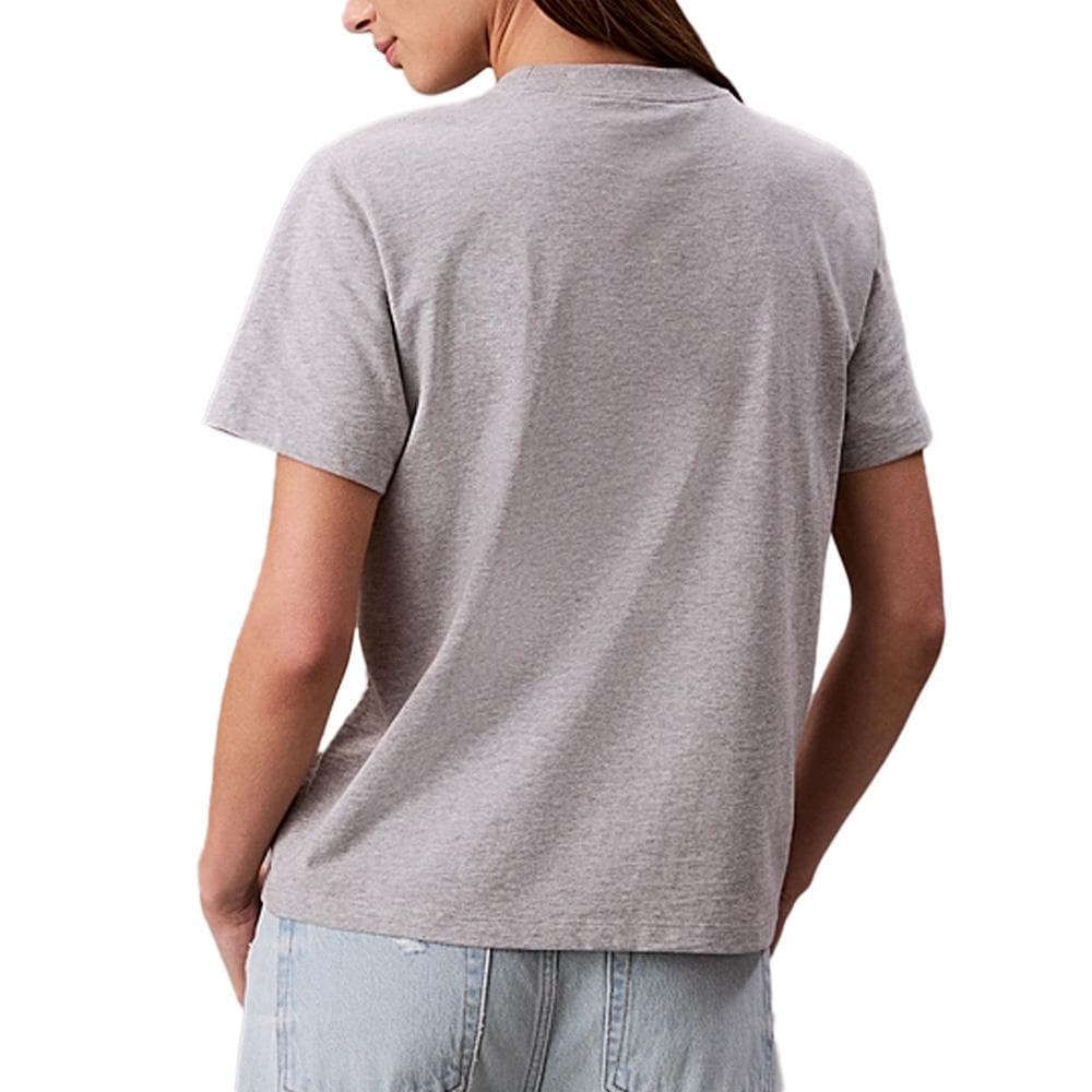 T-Shirt Gris Femme Calvin Klein Jeans Hero 2