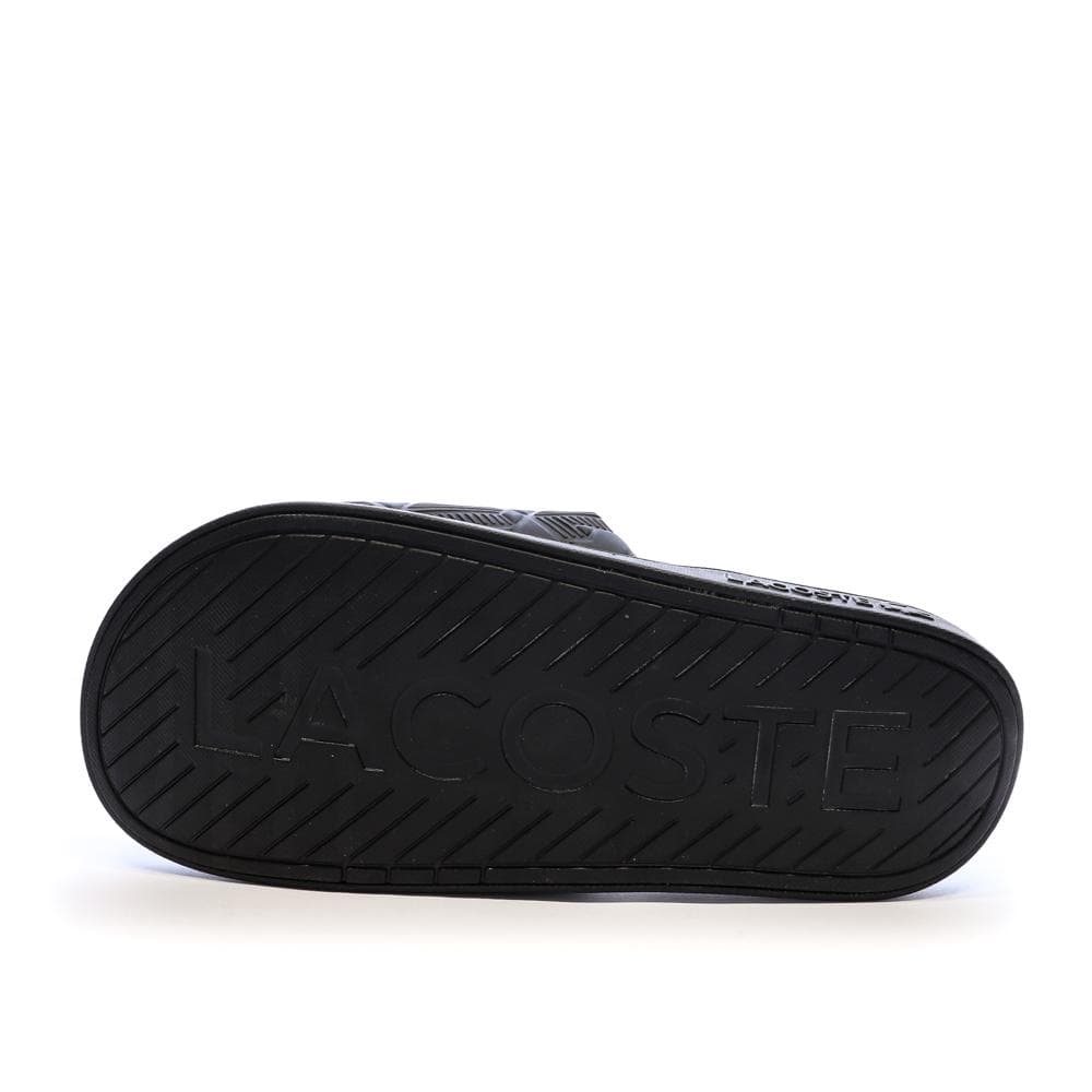 Claquettes Noir Homme Lacoste Serve Slide Dual 1251 2
