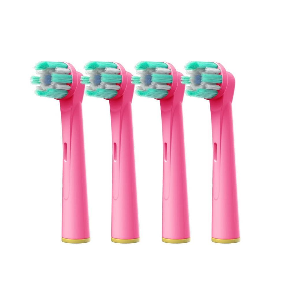 x4 Brossettes de Rechange Rotative Prodental Clean Action Bubblegum 1