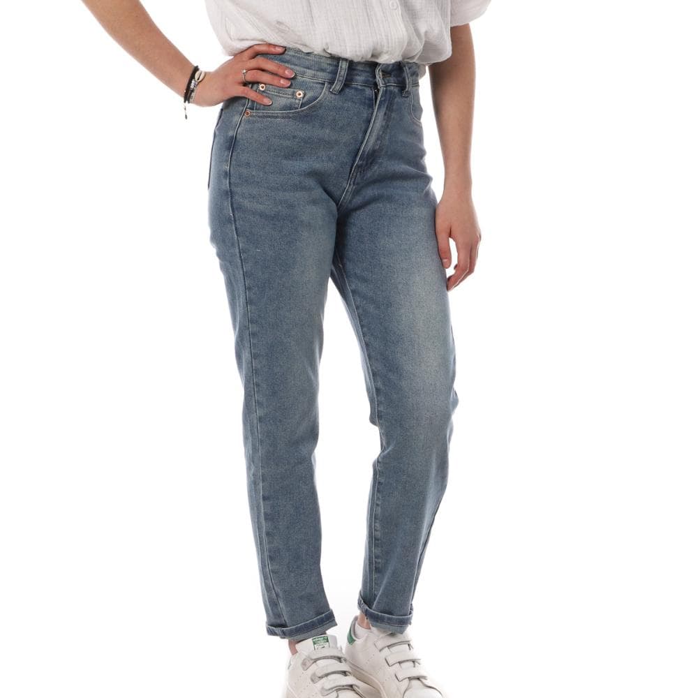 Jean Mom Fit Bleu Femme Monday Premium LW-370 1