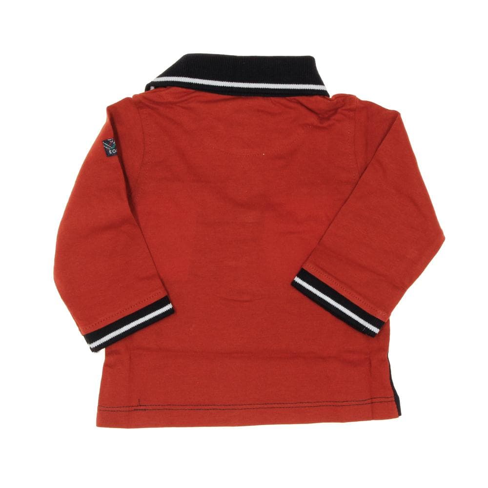 Polo Manches Longues Terracotta Garçon EOM Etrio 2