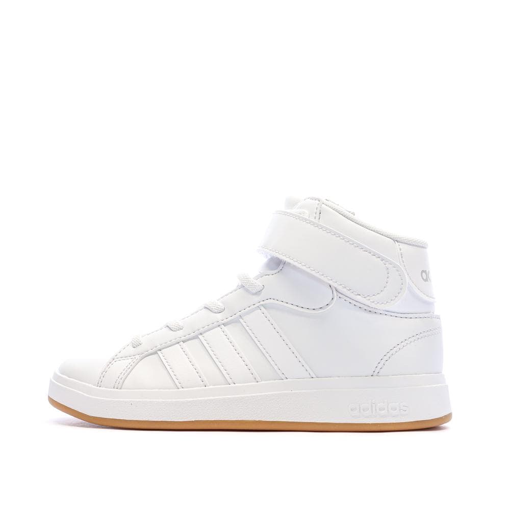 Baskets Blanc Mixte Adidas Grand Court Mid Shoes 1