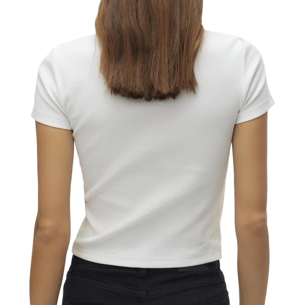 T-shirt Blanc Femme Vero Moda Chloe 2