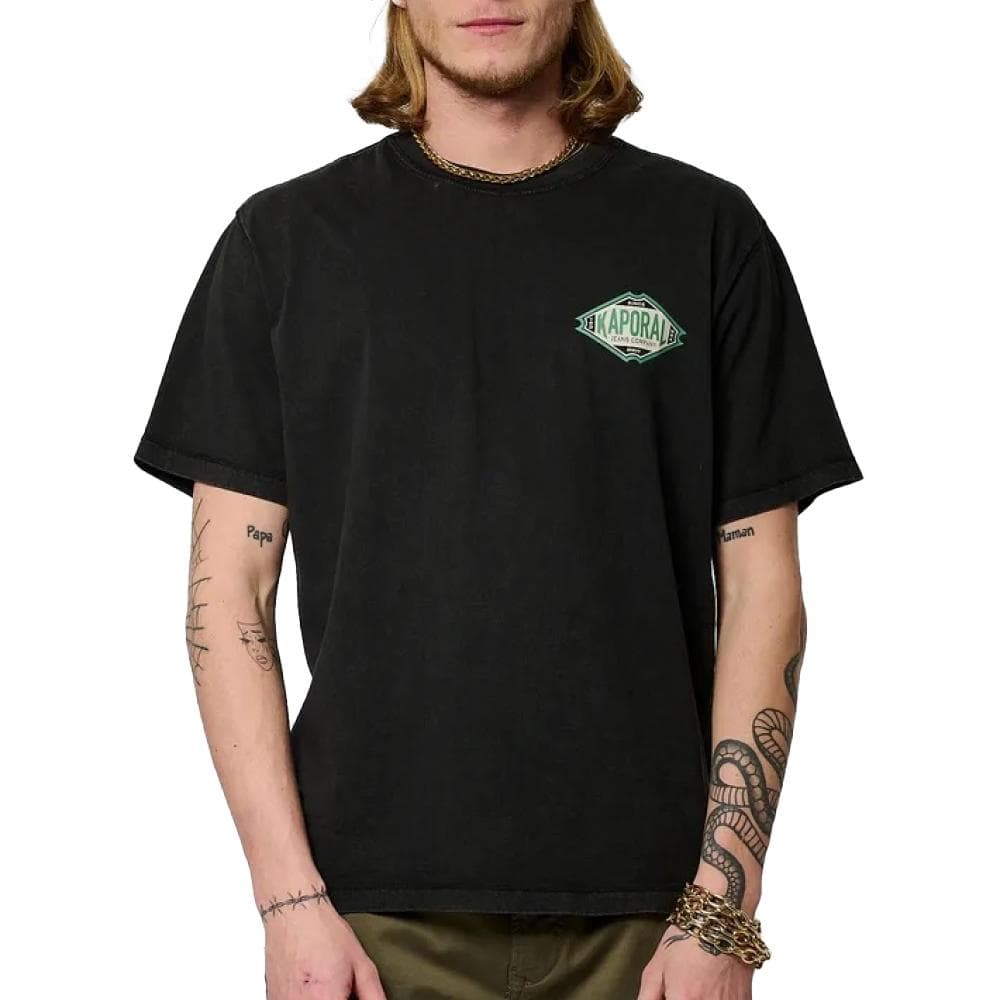 T-shirt Noir Homme Kaporal TITUS 1