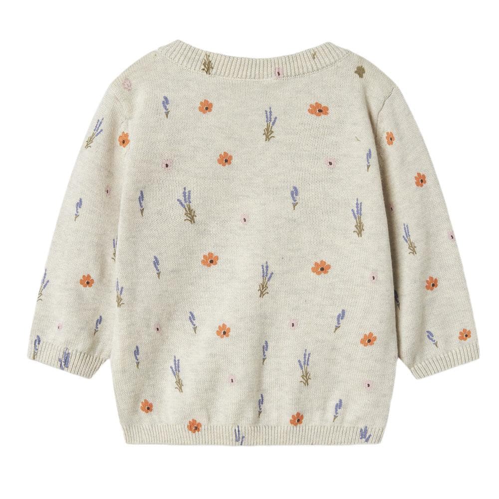 Pull Beige à Fleurs Fille Name it Fohio 2