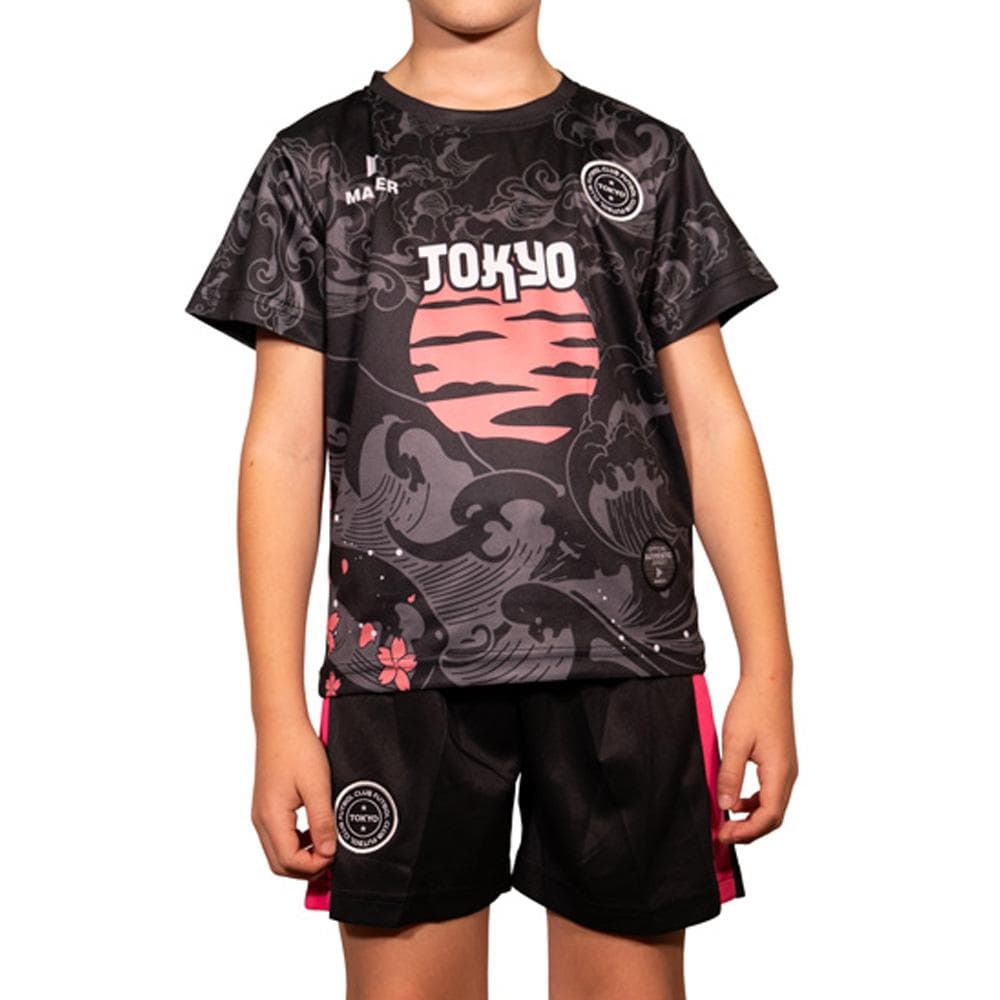 Ensemble Noir/Rose Enfant Sport Zone Tokyo 1