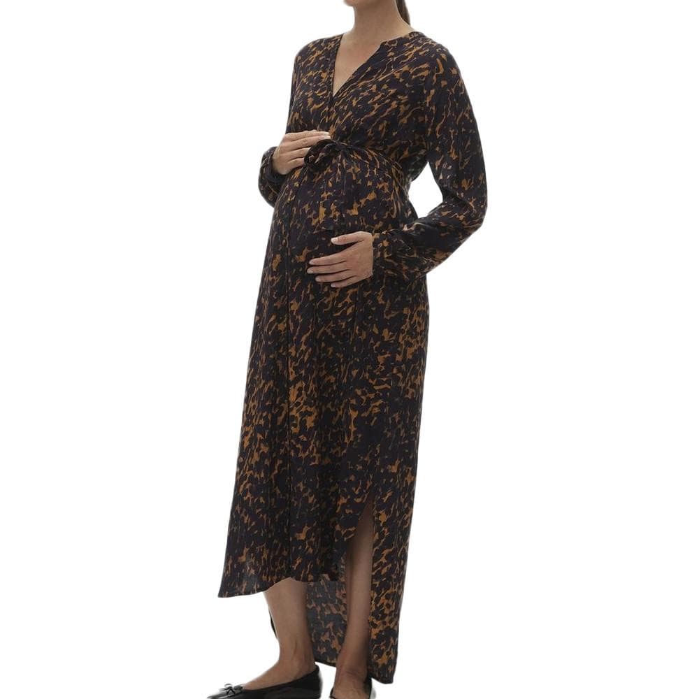 Robe Marron/Noire Femme Vero Moda Maternity Wvn 1