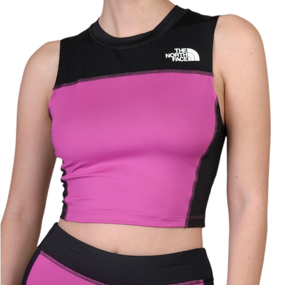 T-Shirt Noir/Violet Femme The North Face E NF0A826DYV31 1