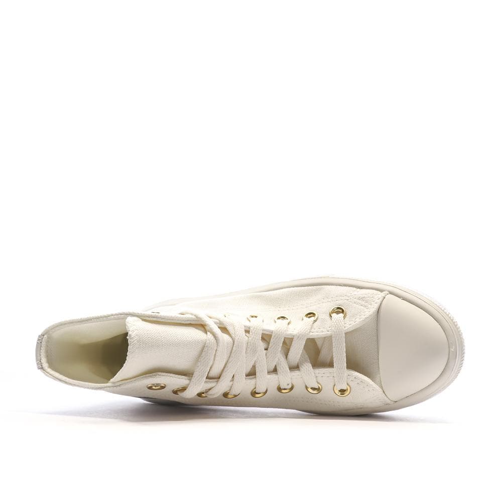Baskets Blanches/Dorées Femme Converse All Star Move Tonal 4