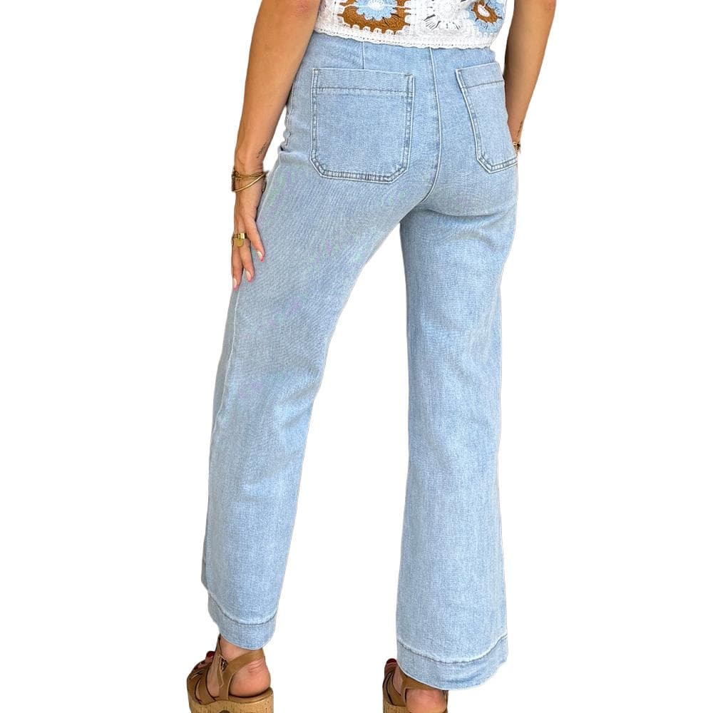 Jean Wide Bleu Femme Oraije Victorine 2