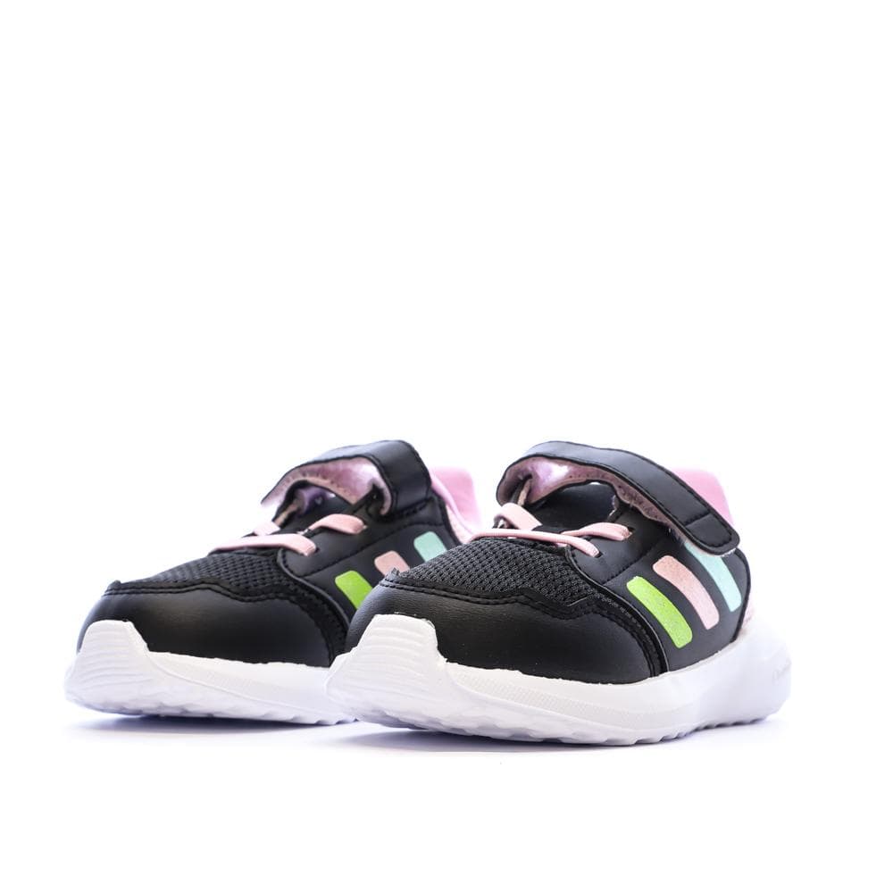 Baskets Noir/Rose Bébé Fille Adidas Tensaur Run 3.0 El 6