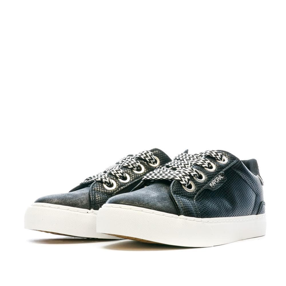 Baskets Noir Femme Kaporal Sandra 6