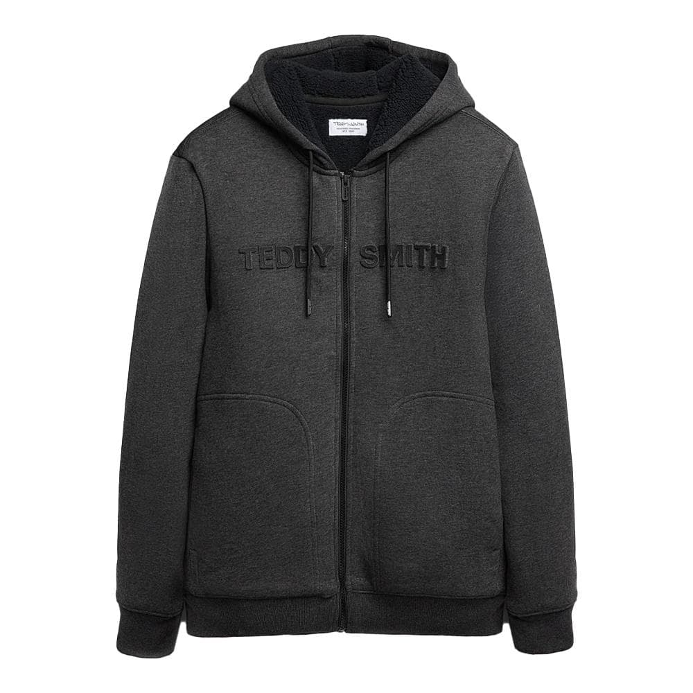 Veste Zippée Grise Homme Teddy Smith Giclass 1