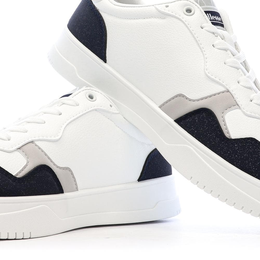 Baskets Blanches/Marines Homme Ellesse Pansit 7