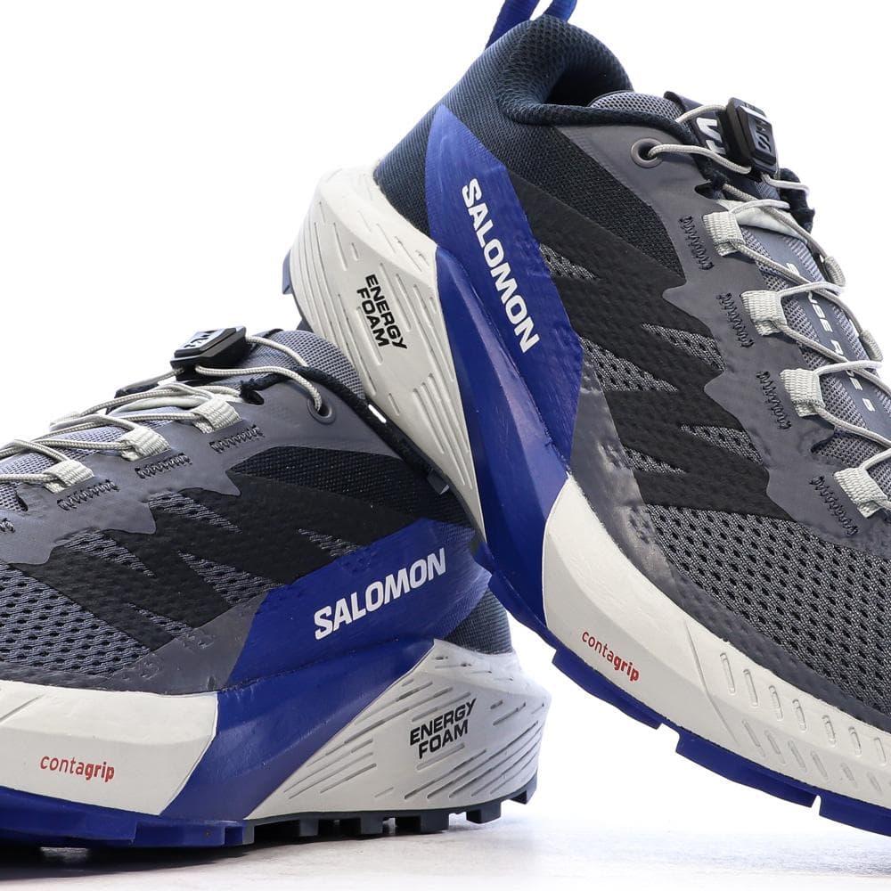 Chaussures de Trail Gris/Bleu Homme Salomon Sense Ride 5 7