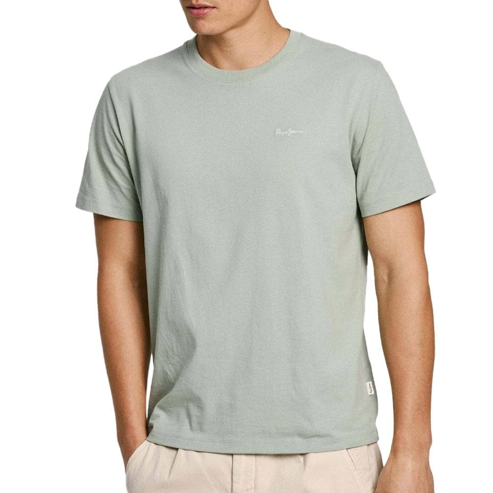 T-shirt Vert Clair Homme Pepe jeans Connor 1