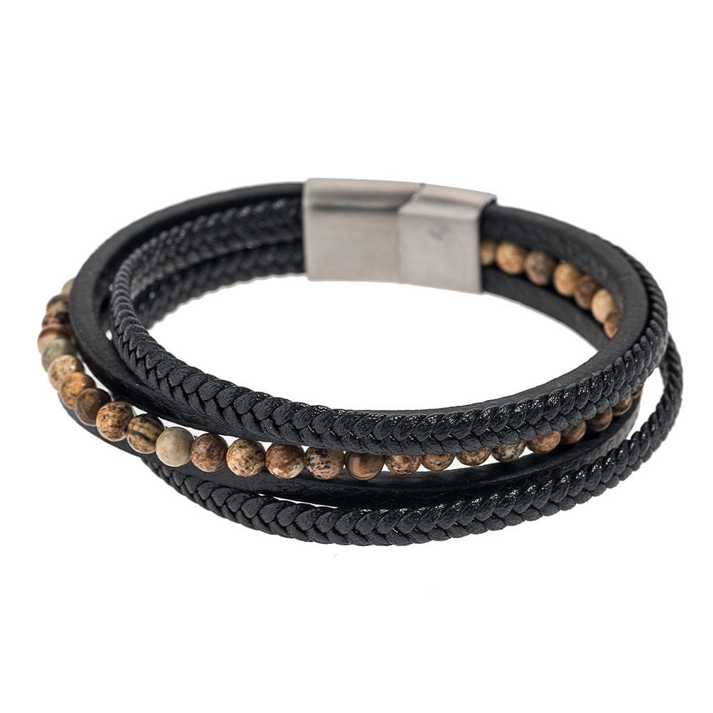 Bracelet Noir Homme Geographical Norway 315104 1