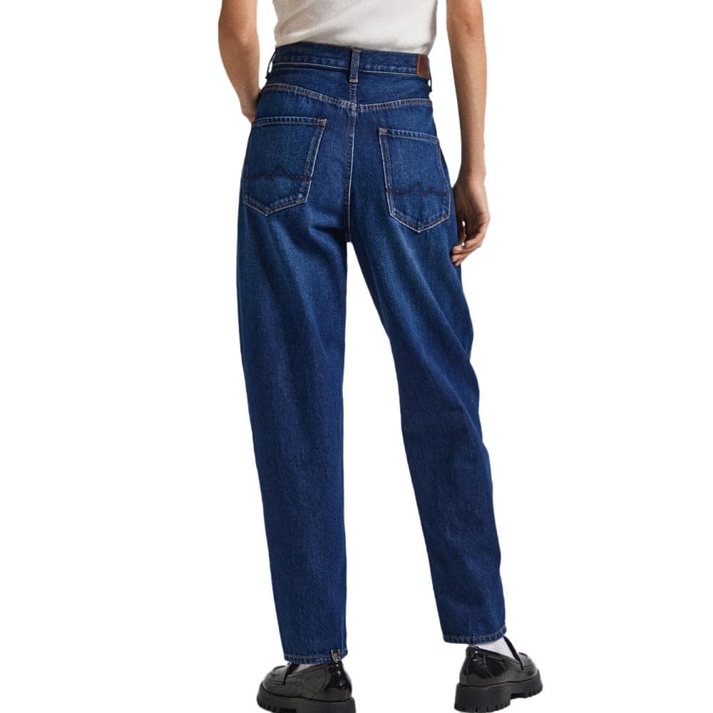 Jean Paper Bag Bleu Femme Pepe jeans Rachel 2