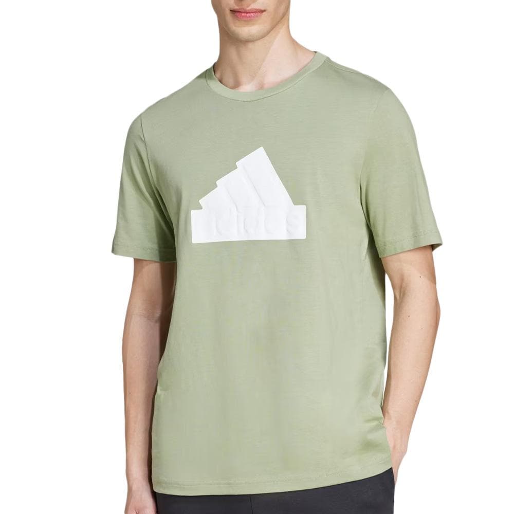 T-Shirt Vert Homme Adidas Bos 1