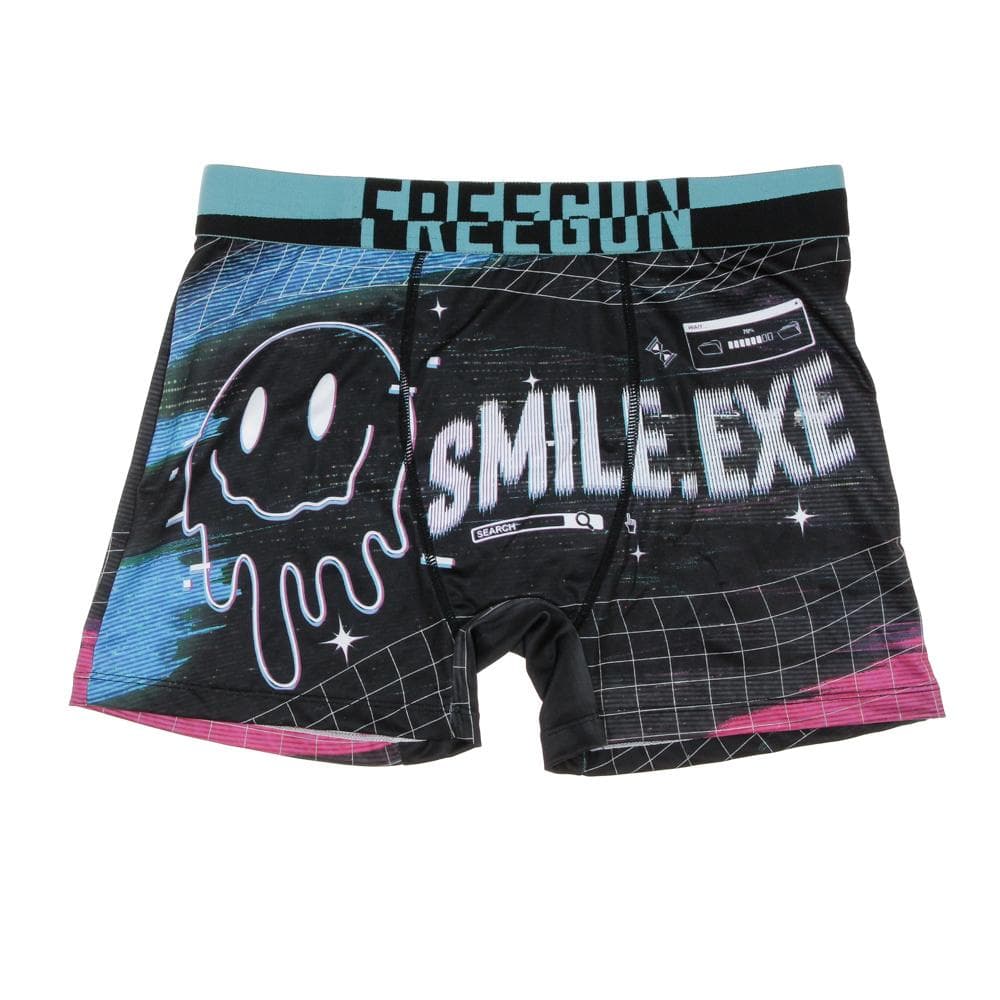 Boxer Noir/Bleu à Imprimés Homme Freegun GLI 1