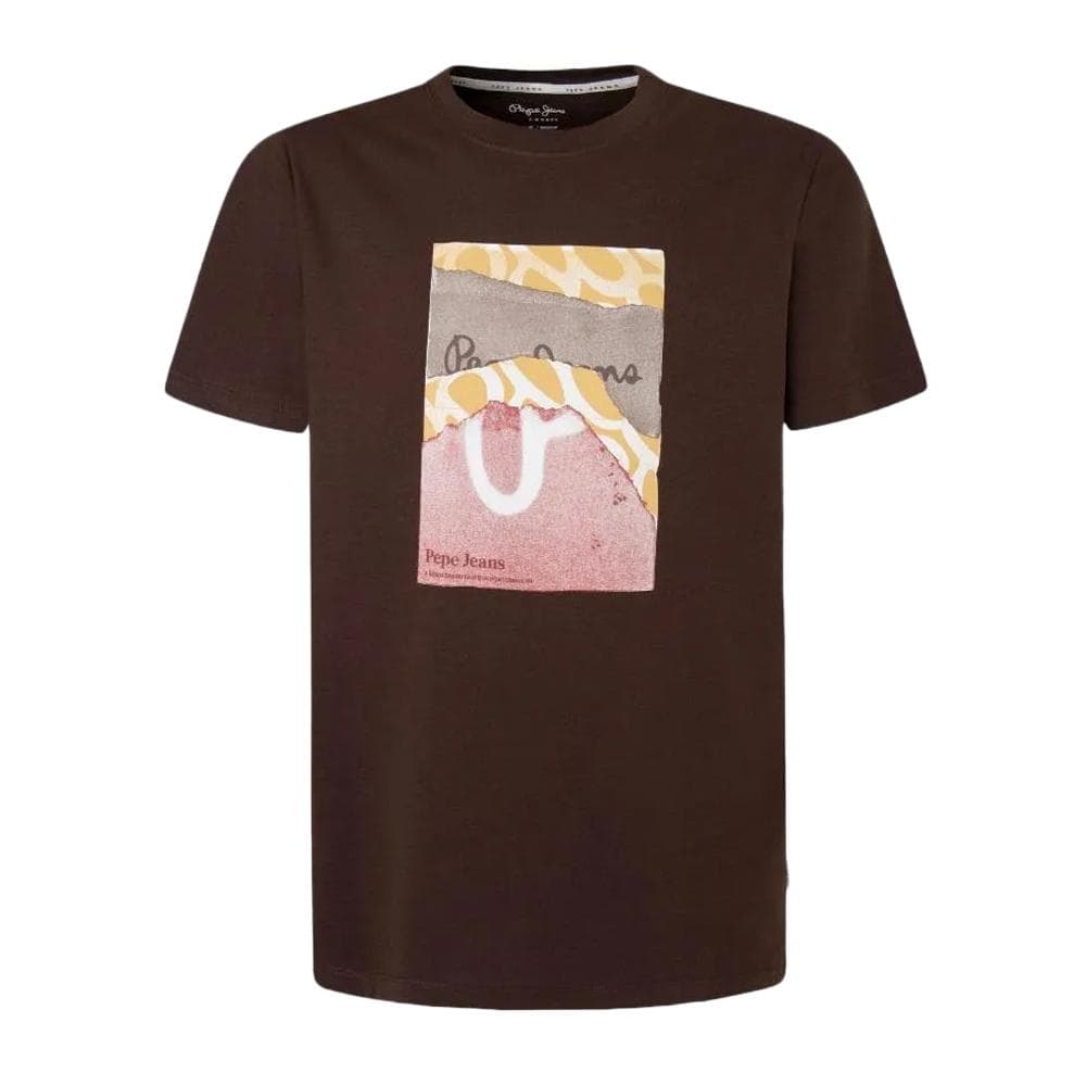 T-shirt Marron Homme Pepe jeans Kenelm 1