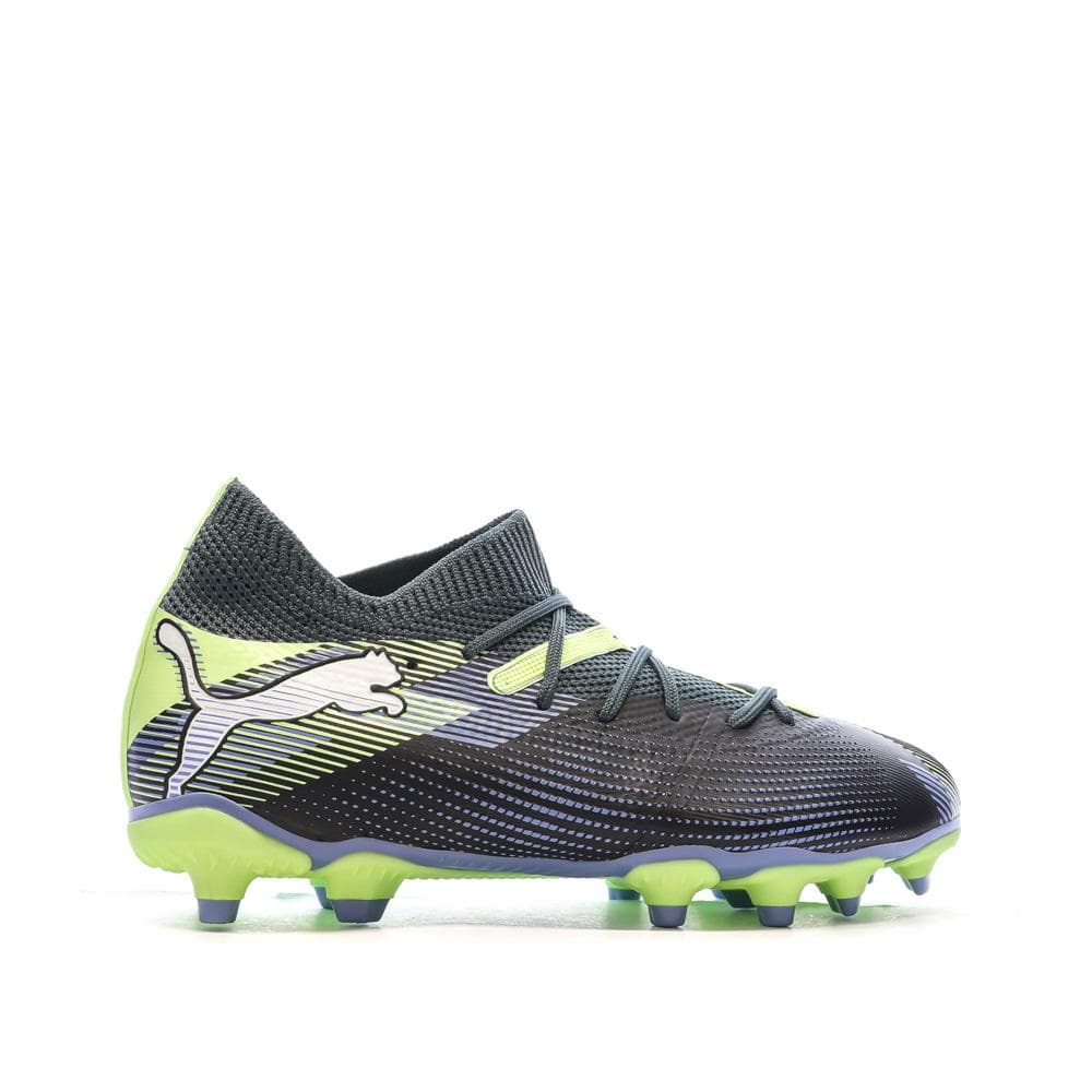 Chaussures football Marine/Vert Garçon Puma Future 7 Match 2