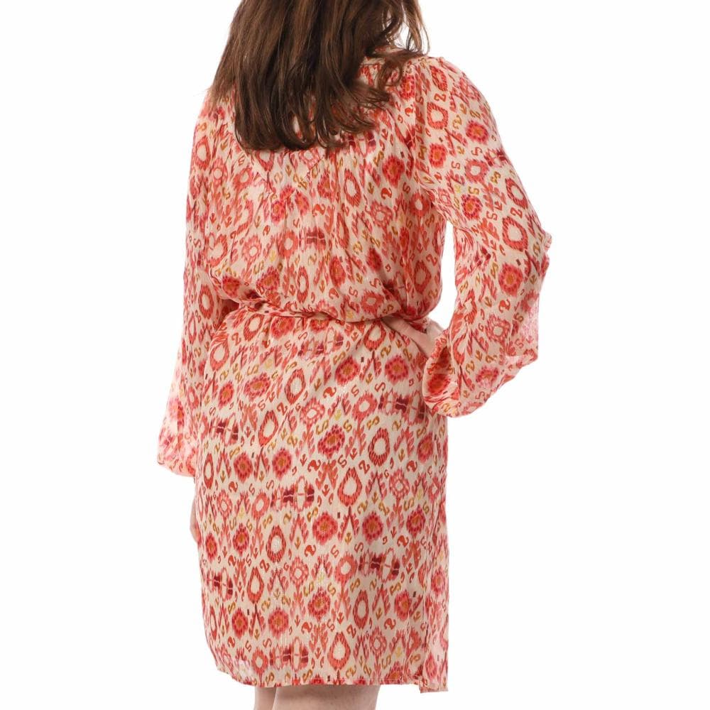 Robe Beige/Orange Femme Vila Vilola 2