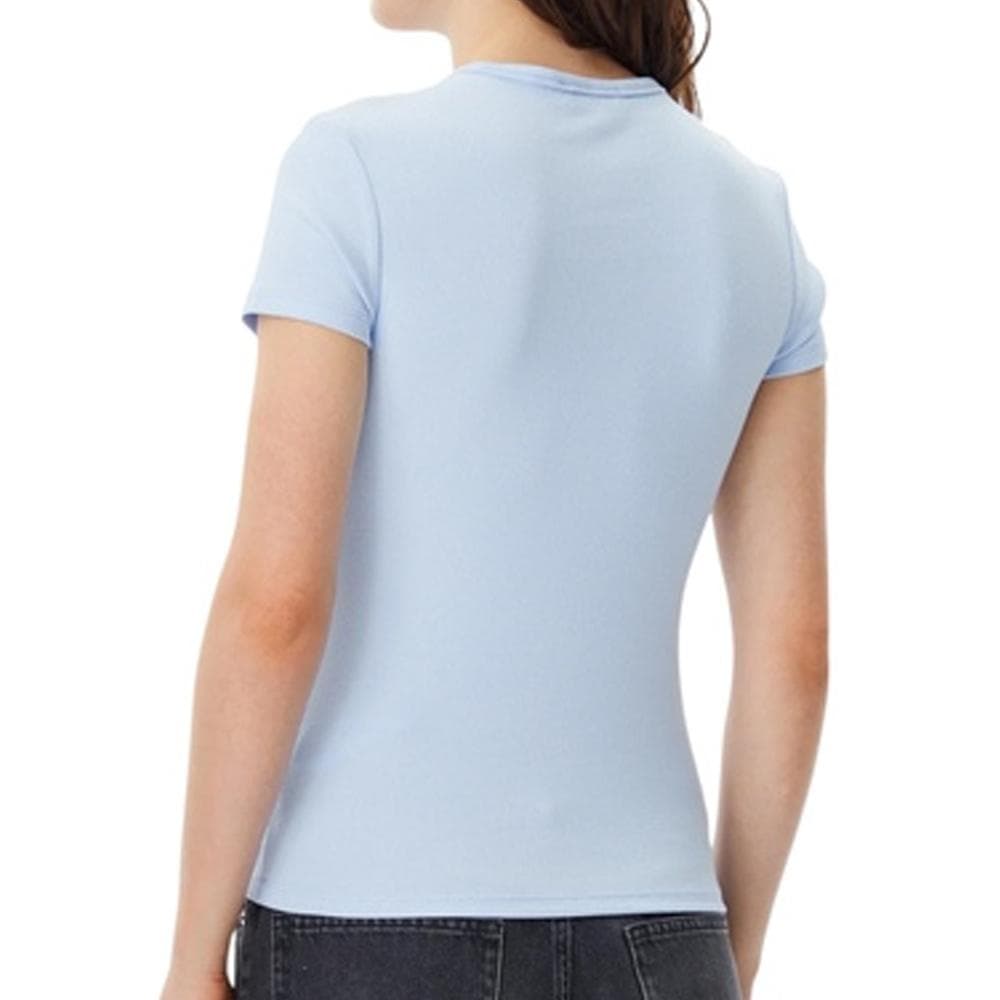 T-Shirt Bleu Clair Femme Tommy Hilfiger DW0DW17383 2