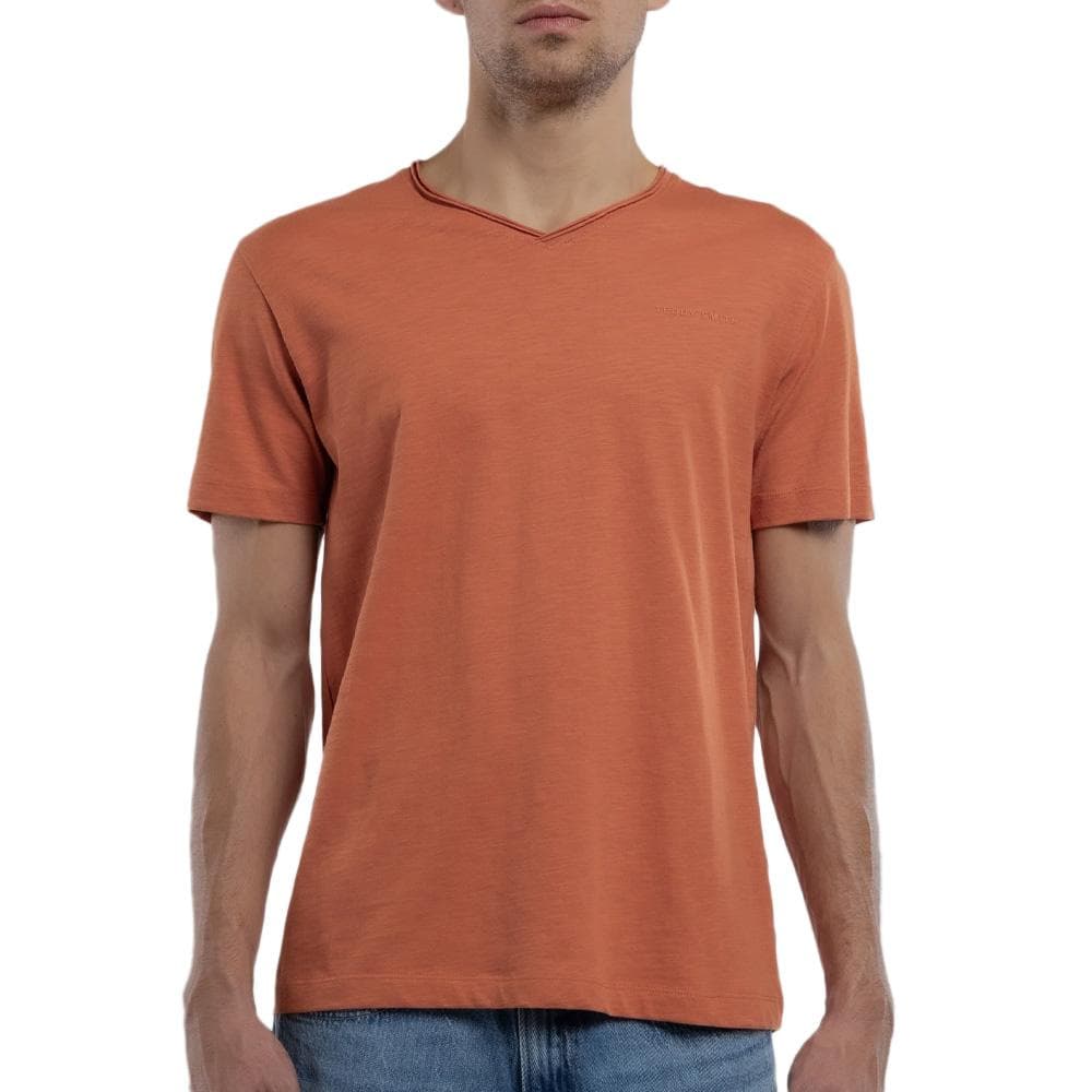 T-shirt Orange Homme Teddy Smith Gildas 1